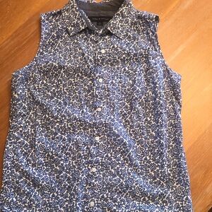 Tommy Hilfiger blue/white print blouse